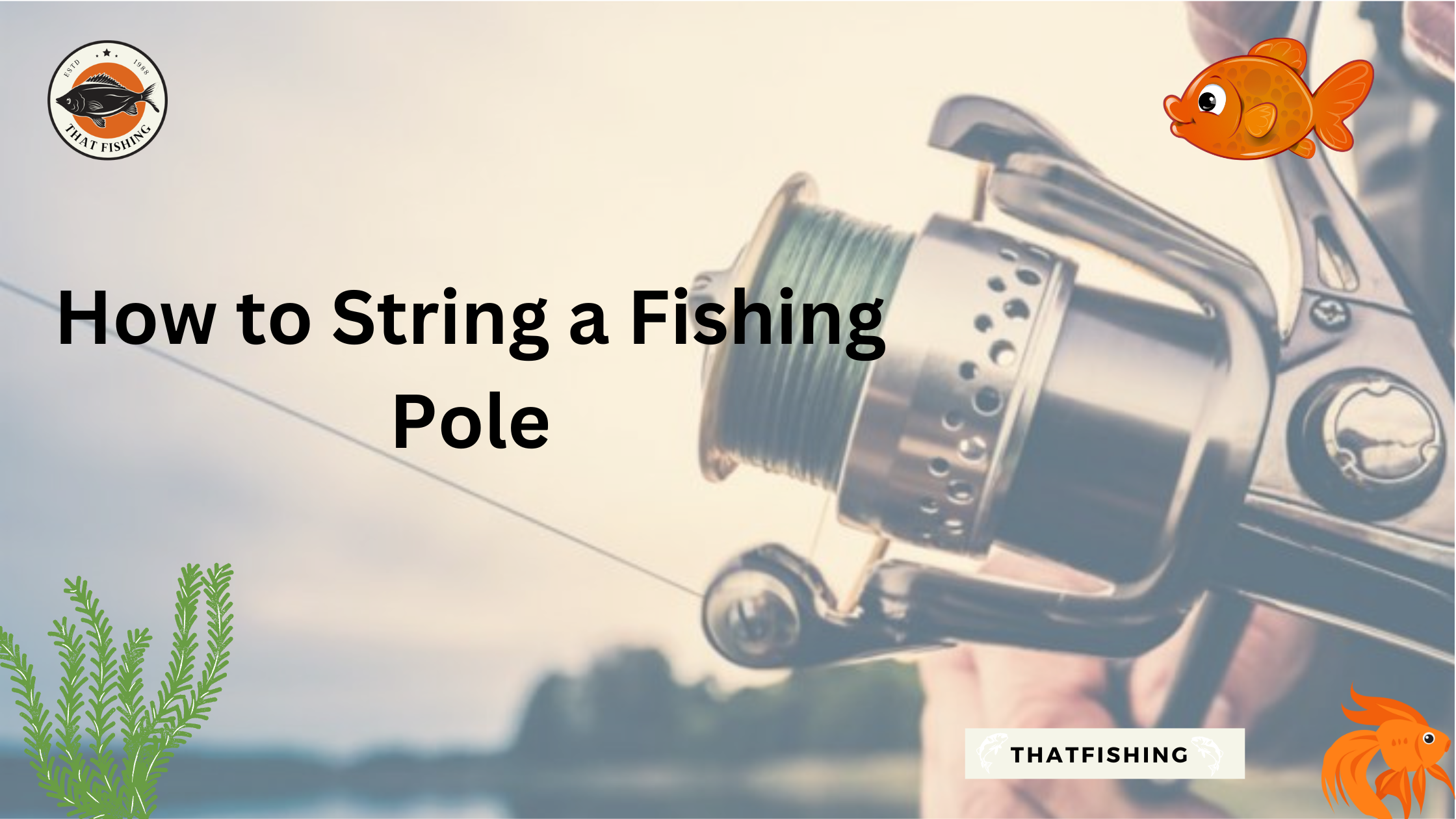 How to String a Fishing Pole – Plusinno