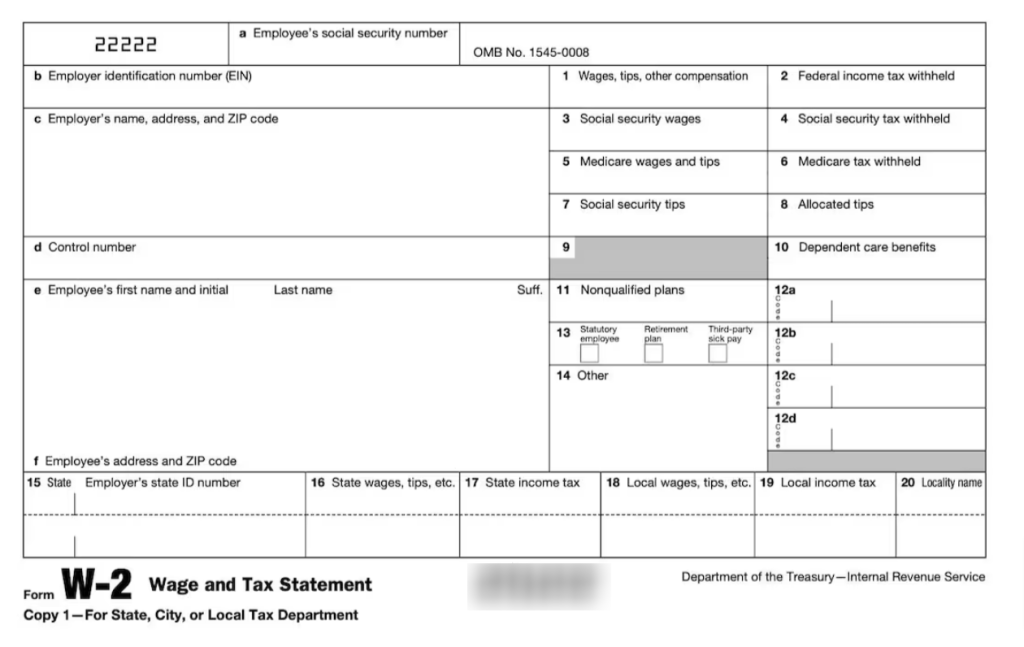 W2 Form
